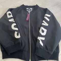 ピンクラテ 黒 ジップアップジャケット