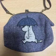 新品未使用　ムーミンがま口ショルダーバックポーチ