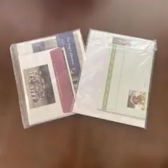 平成レトロ　犬　レターセット　便箋　封筒　メモ帳