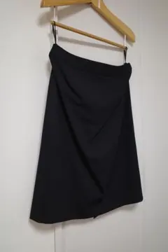 perfect suit factory11号黒スーツスカート 後ろファスナー