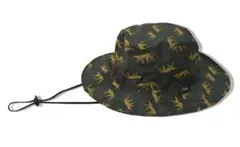 Kiu UVカット パッカブルハットトラ柄 アウトドアハット 緑色