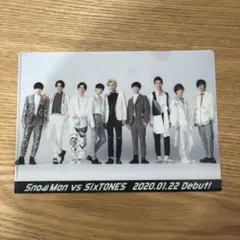Snow Man vs SixTONES クリアファイル