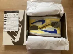 Travis Scott canary Air Jordan1 Low 28.5