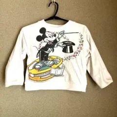 リバーシブル　ミッキーマウス トレーナー キッズ　80年代昭和レトロ　ビンテージ