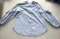 シャツ 長袖 ストライプ