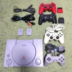 PlayStation1 本体 コントローラー　メモリーカード　付き　ジャンク