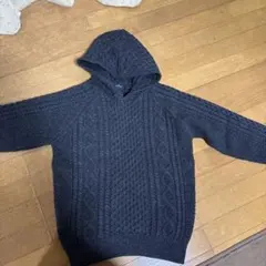 NOAH fisherman sweater S ダークグレー