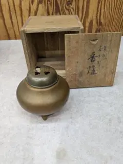 茶道具　丹波焼　古丹波　おはぐろ壷　香炉　火屋付　書付箱　M　R5867 茶道具 丹波焼 古丹波 おはぐろ壷 香炉 火屋付 書付箱 M R5867 - メルカリ