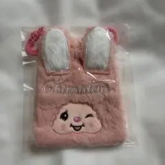チムたん 巾着 ピンク 新品未使用　モンチッチ ふわふわ巾着のサムネイル