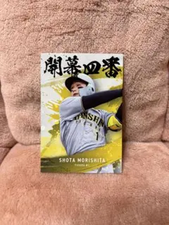 プロ野球チップスカード　森下翔太　開幕4番