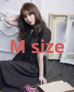 herlipto Striped Midi Dress m size