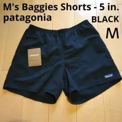 patagonia メンズ・バギーズ・ショーツ ５インチ ブラック Ｍ