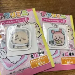 ちいかわ アクリミニ3 アクリルキーチェーン3 ラッコ 古本屋 カニ