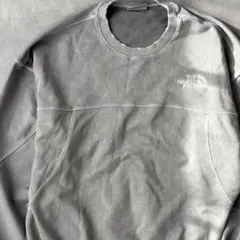 15579 THE NORTH FACE 刺繍ロゴ ダメージ スウェット
