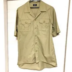 biskee カーキ　シャツワンピ　女の子　140