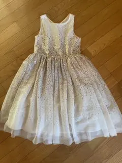 H&M キッズドレス 白 130cm