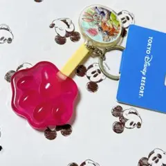 ディズニー　ズートピア　肉球アイスキャンディキーチェーン　ニック＆ジュディ