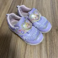 光るスニーカー　プリンセス　18cm