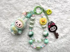 ラブブ☆鍵キーホルダー【緑】