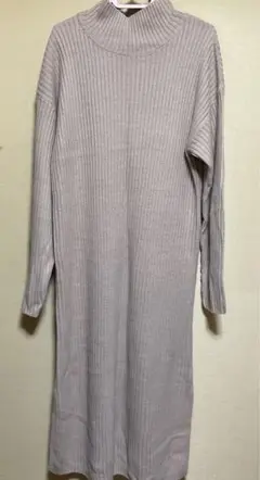 ページュニットワンピース Mサイズ