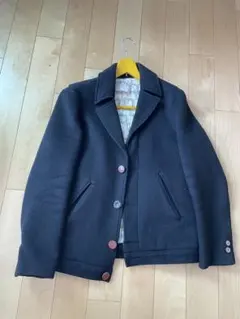 TROVATA ブラック ウールコート