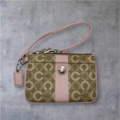 COACH Pouch Signature Wristlet Y2K