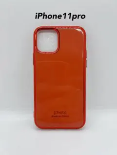 iPhone11pro 可愛いカラーケース　レッド　赤