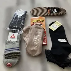 レディースソックスセット（多様なデザイン）