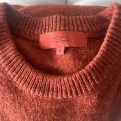 オレンジ ニット