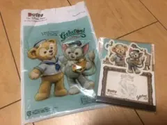 東京ディズニーシー メモ帳 ダッフィー ジェラトーニ ショッパー付き 新品未使用