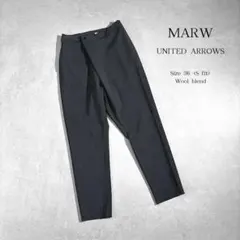 極美品 MARW ユナイテッドアローズ フロント変形 バルーンスラックス 36