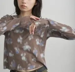 kastane ニュアンスブルームトップス