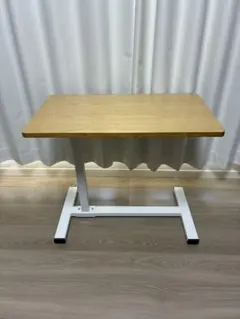 【組立済】山善 昇降式 サイドテーブル 高さ60-95㎝KUT-7040