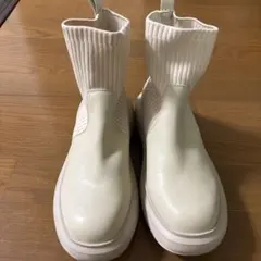 JEANASIS ジーナシス ニットゴアブーツ　ミドルブーツ