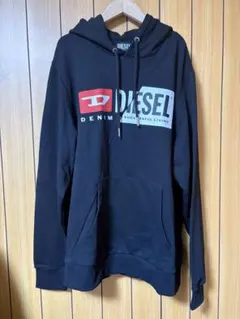 DIESEL(ディーゼル) ブラック パーカー フード付き XL
