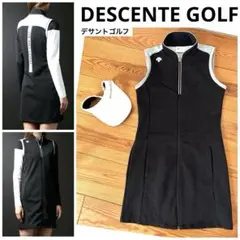 descente golf ハイネックノースリーブワンピース descente golf ハイネックノースリーブワンピース - メルカリ