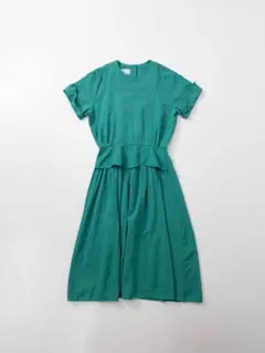 80s ロング半袖カットソーワンピース ヴィンテージ古着