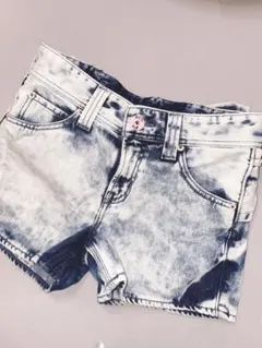 ロデオクラウンズ リボンデニムショートパンツ