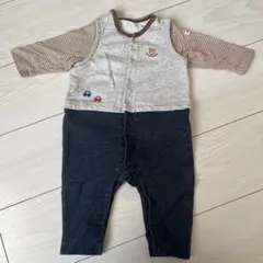 Miki House 車刺繍ロンパース