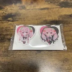 桜ミク タイトーくじ クリアバッジセット Ｊ賞 桜ミク①