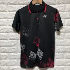 サイズYONEX ヨネックス ポロシャツ ブラック Lサイズ テニスウェア