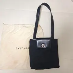 【お値打ち】BVLGARI ターンロック ワンショルダーバッグ ブラックのサムネイル