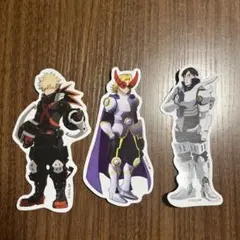 僕のヒーローアカデミア ダイカットステッカー 爆豪勝己 青山優雅 飯田天哉