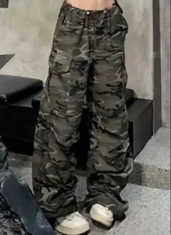 迷彩 ワークパンツ