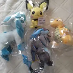 【新品】三英貿易(Sanei Boeki) メガリザードンX他　ぬいぐるみ