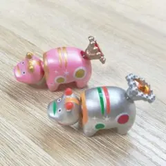 ジュエリーべこ ガーネット＆シトリン 2個セット