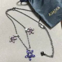 アガタ★花モチーフネックレス