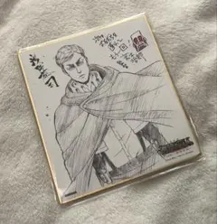 【レア品】劇場版 進撃の巨人 入場特典　エルヴィン·スミス ミニ色紙