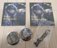 ツイステ レオナ ジャック 缶バッチ/ビジュアル色紙/ラバーチャーム