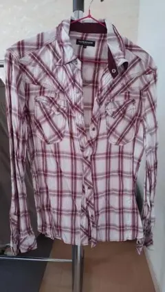 ハイダウェイ　チェック長袖シャツ　50 ニコル